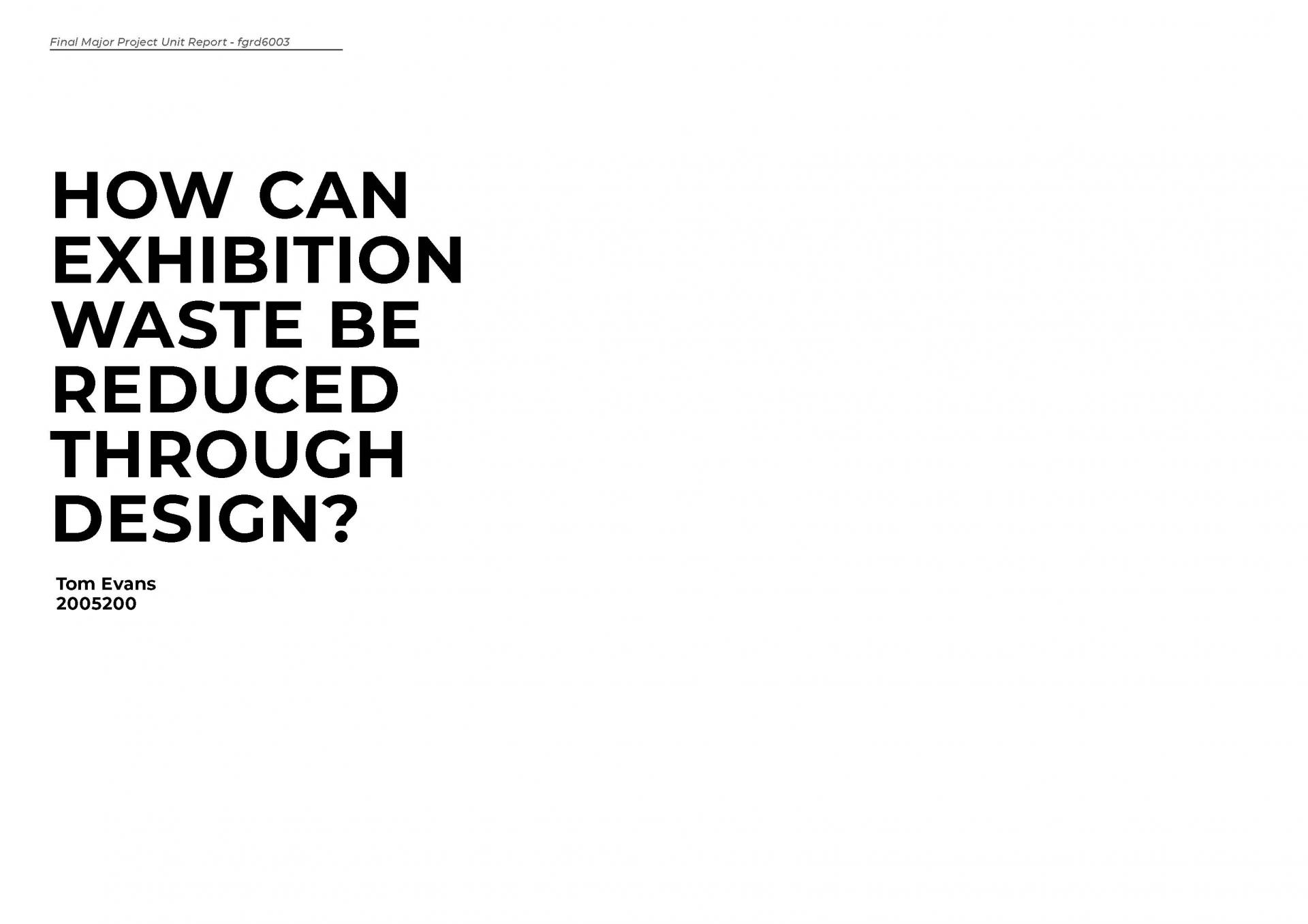 Tom Evans | Graphic Design 3
