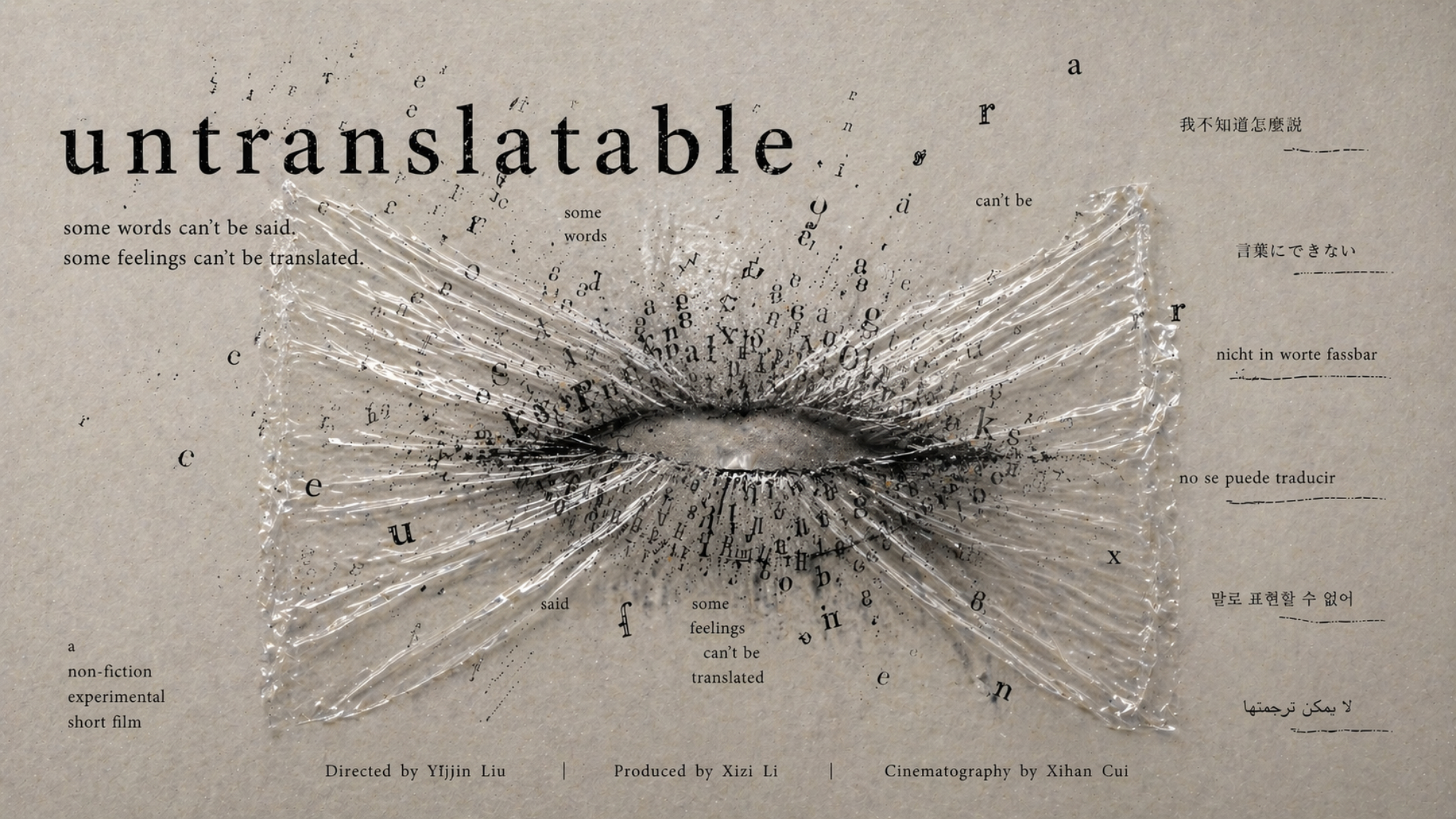 Untranslatable (Student Film) | Film & TV 5